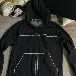 Girls black hoodie with pockets